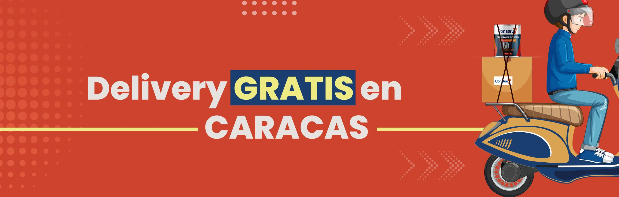 Delivery gratis en Caracas